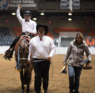 Saturday belonged to Small Fry, Equestrians With Disabilities, Longe Line and Fence Classes at the Congress!